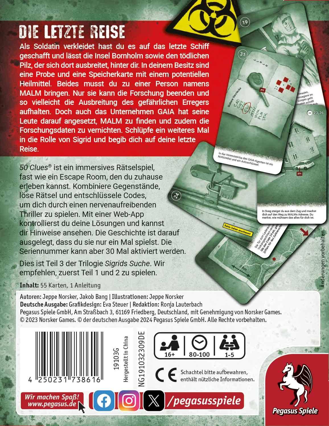 50 Clues – Die letzte Reise (Sigrids Suche, Teil 3 von 3)