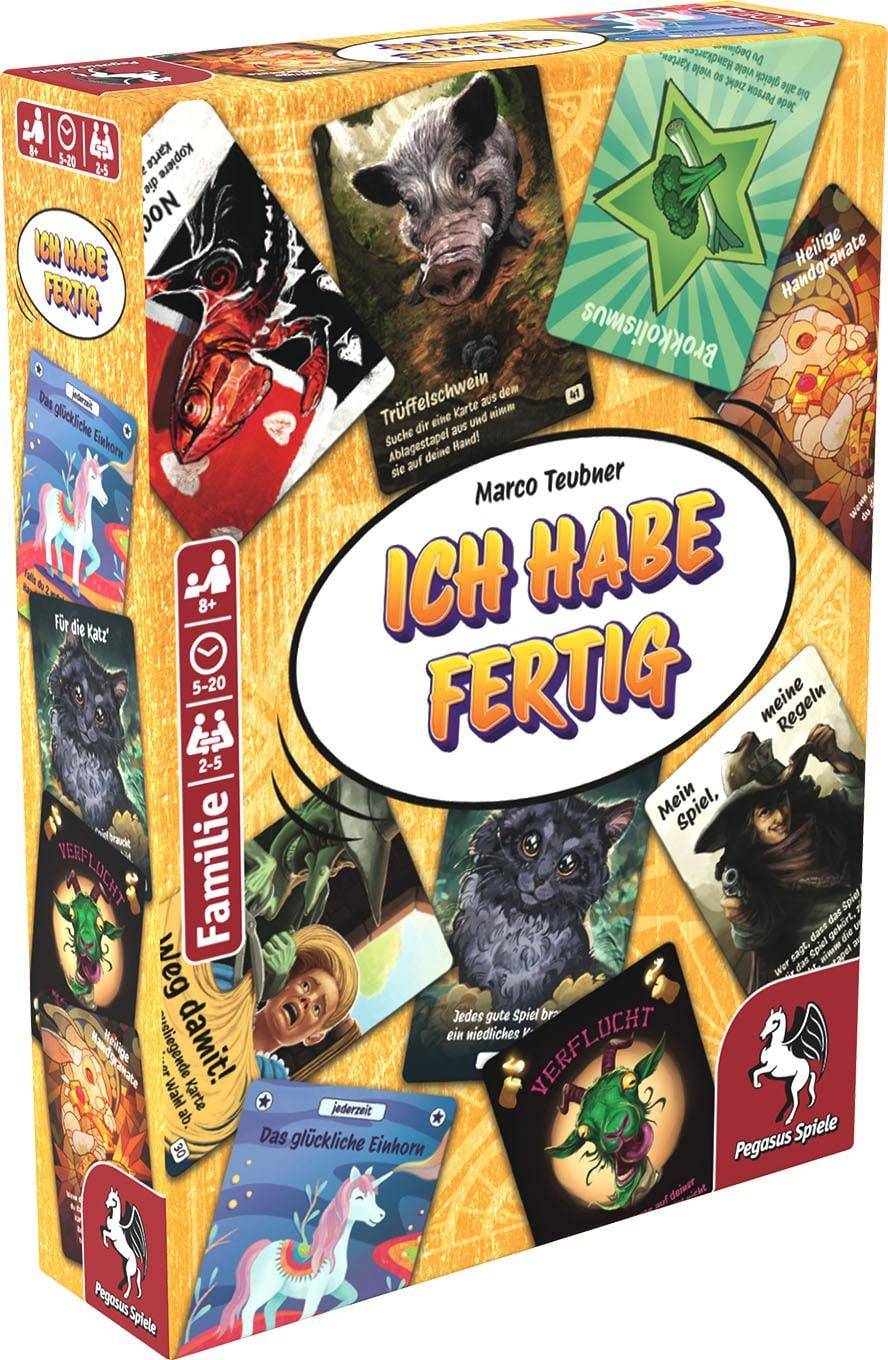 Ich habe fertig, deutsch