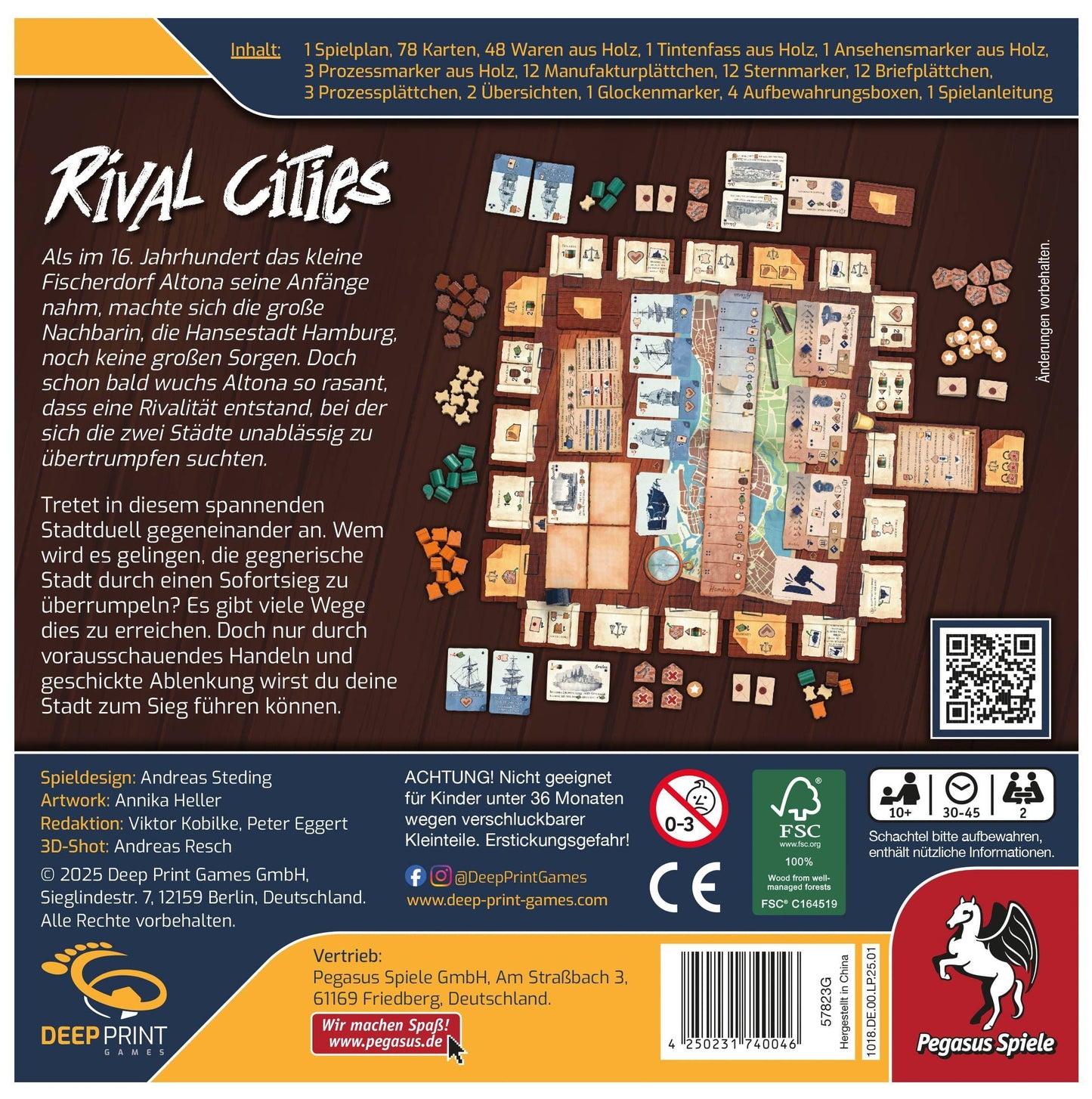 Rival Cities (Deep Print Games), deutsch