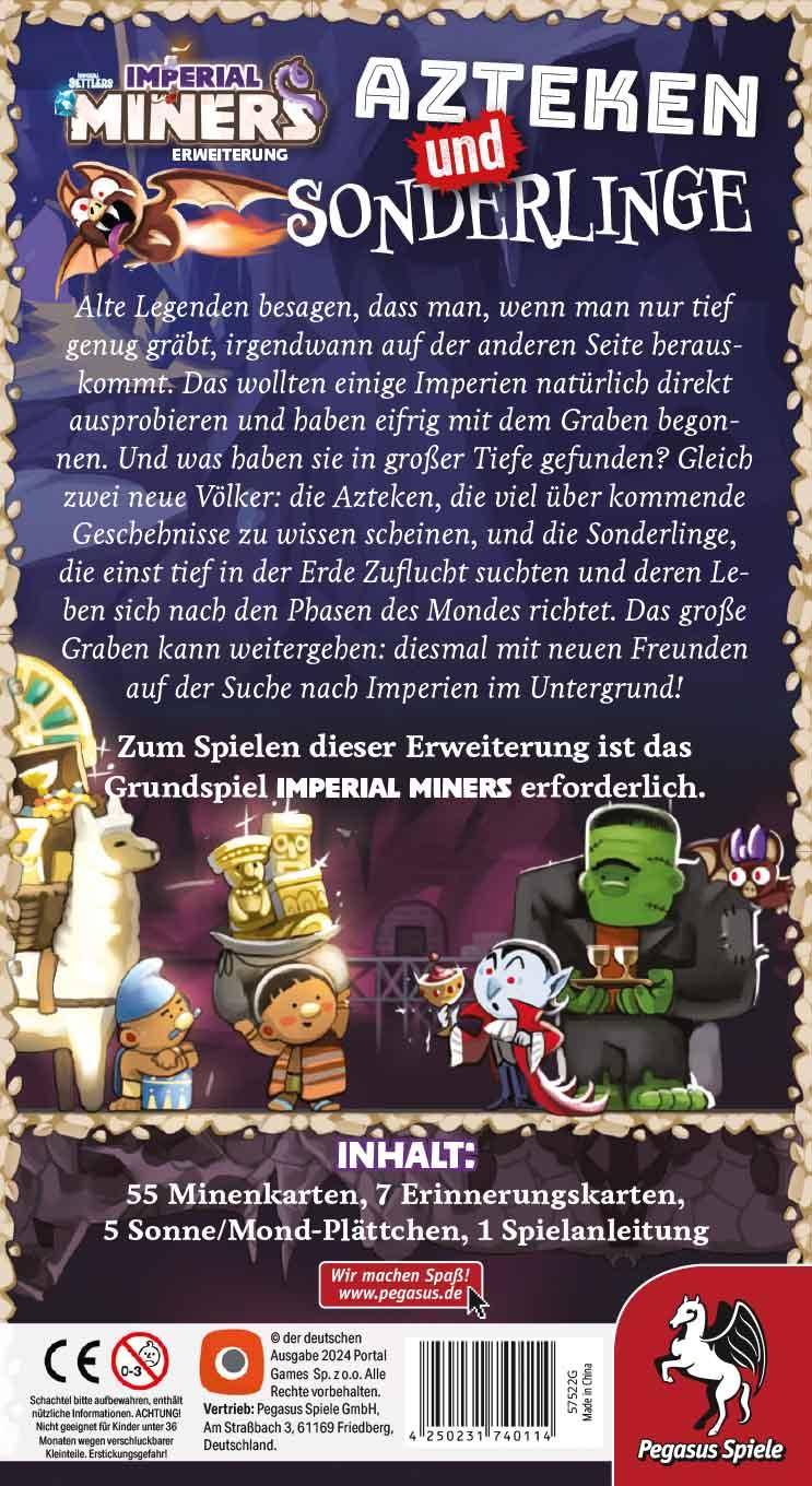Azteken und Sonderlinge - Imperial Miners, deutsch (Erw.)