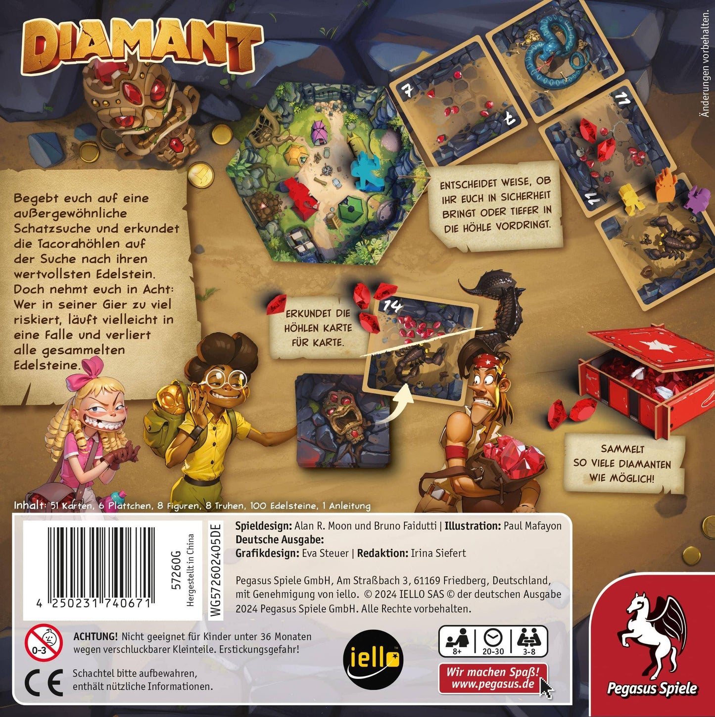 Diamant, deutsch
