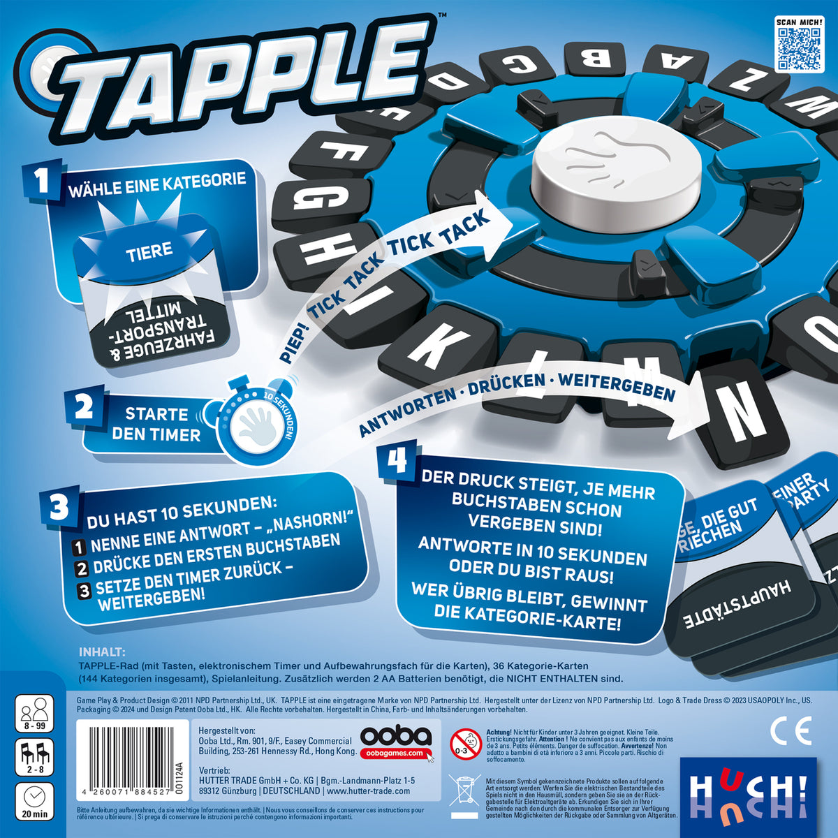 Tapple, deutsch