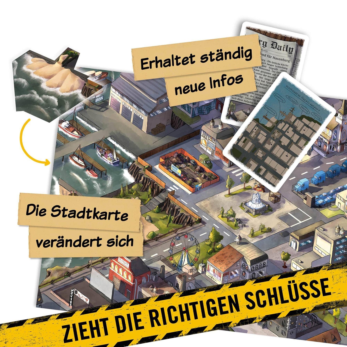 Wer hat Mr. Reed getötet? - Hidden Games Krimi-Brettspiel, deutsch