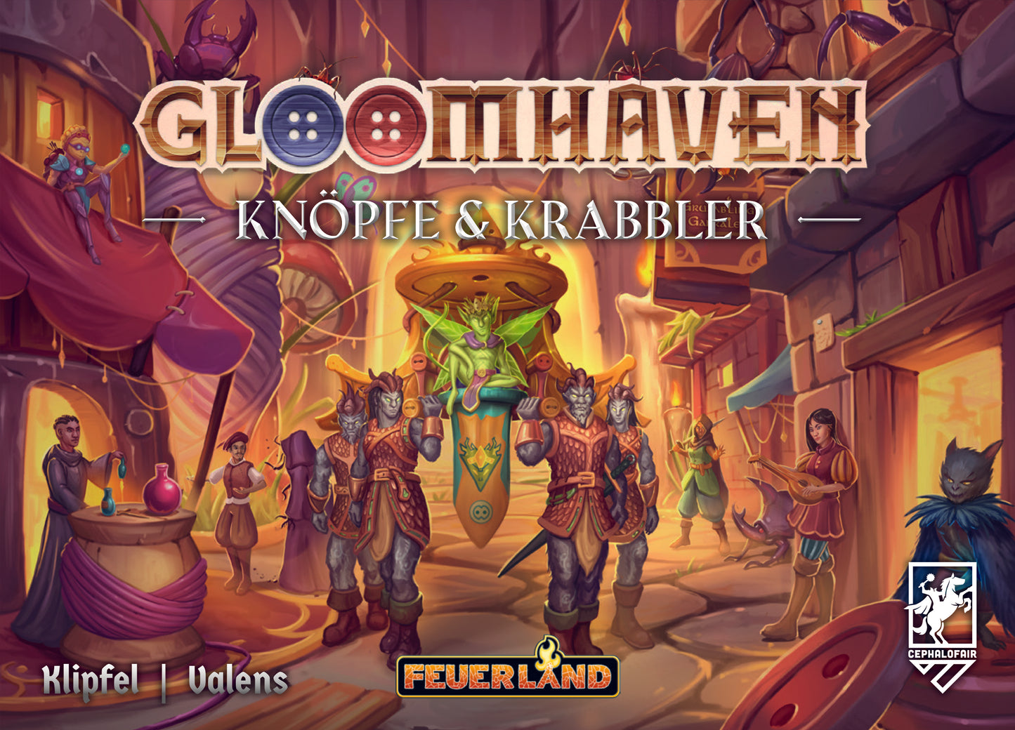 Knöpfe & Krabbler - Gloomhaven, deutsch