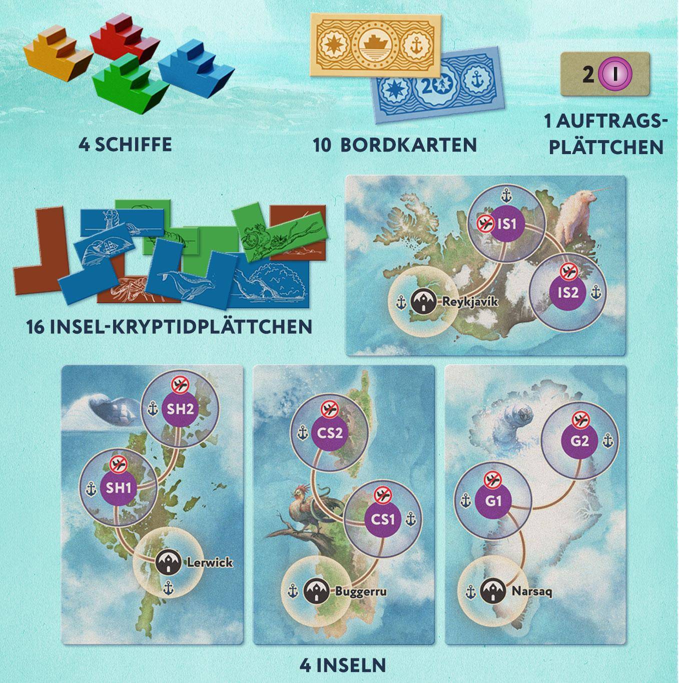Inseln - Cryptic Nature, deutsch (Erw.)