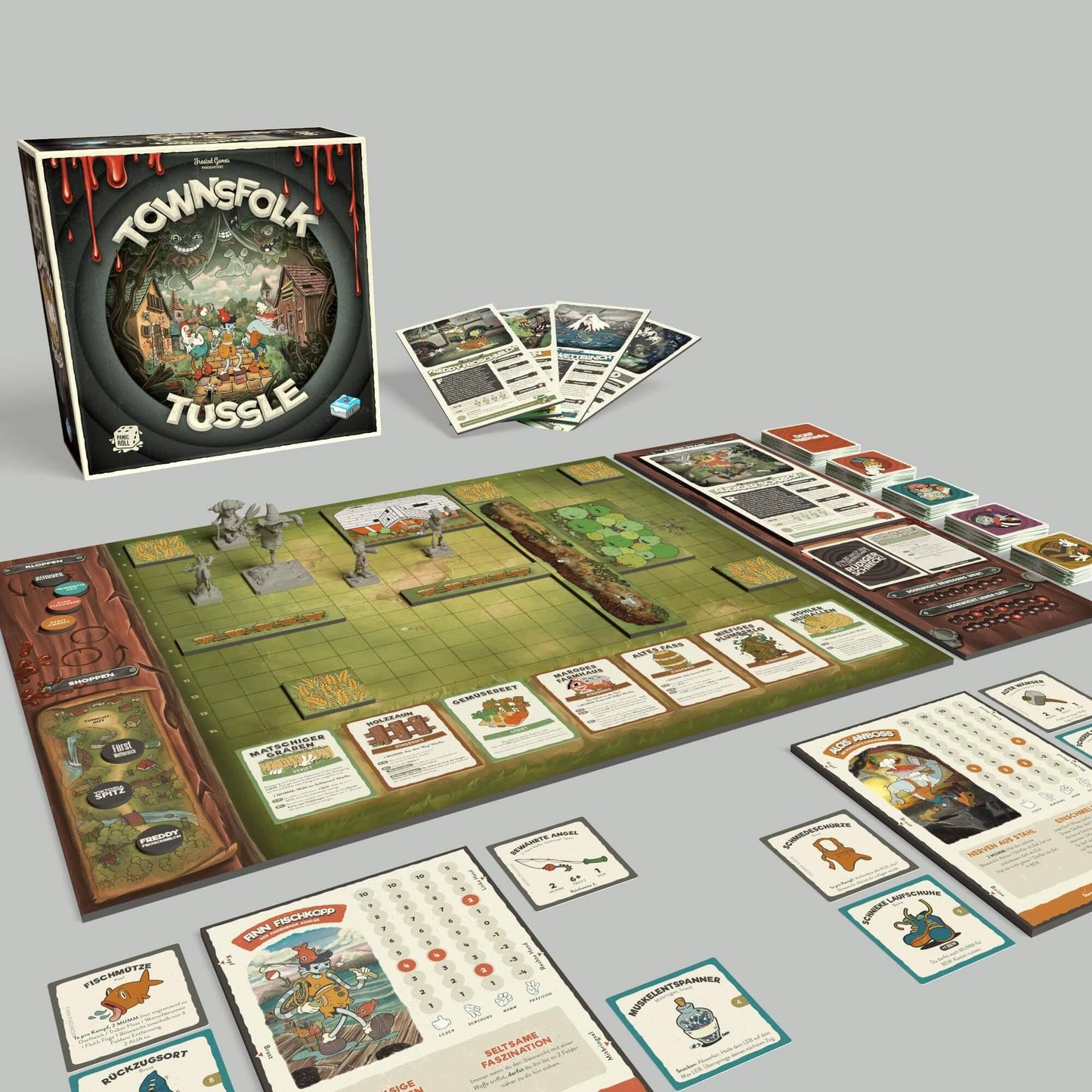 Townsfolk Tussle, deutsch