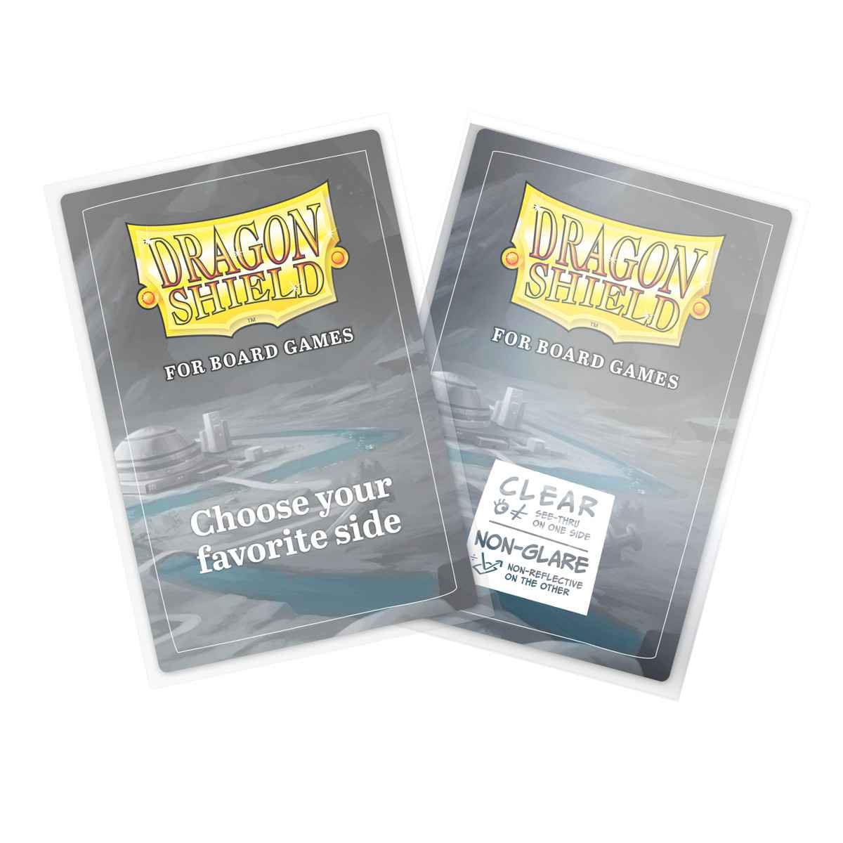Dragon Shield Board Game Sleeves Clear NonGlare Oversize 100