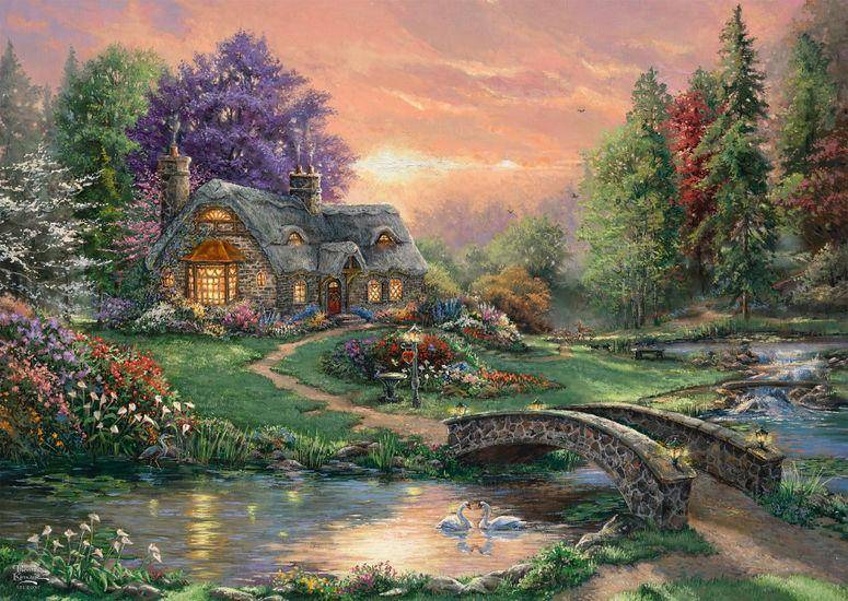 T. Kinkade: Sweetheart Retreat, 1000 T.