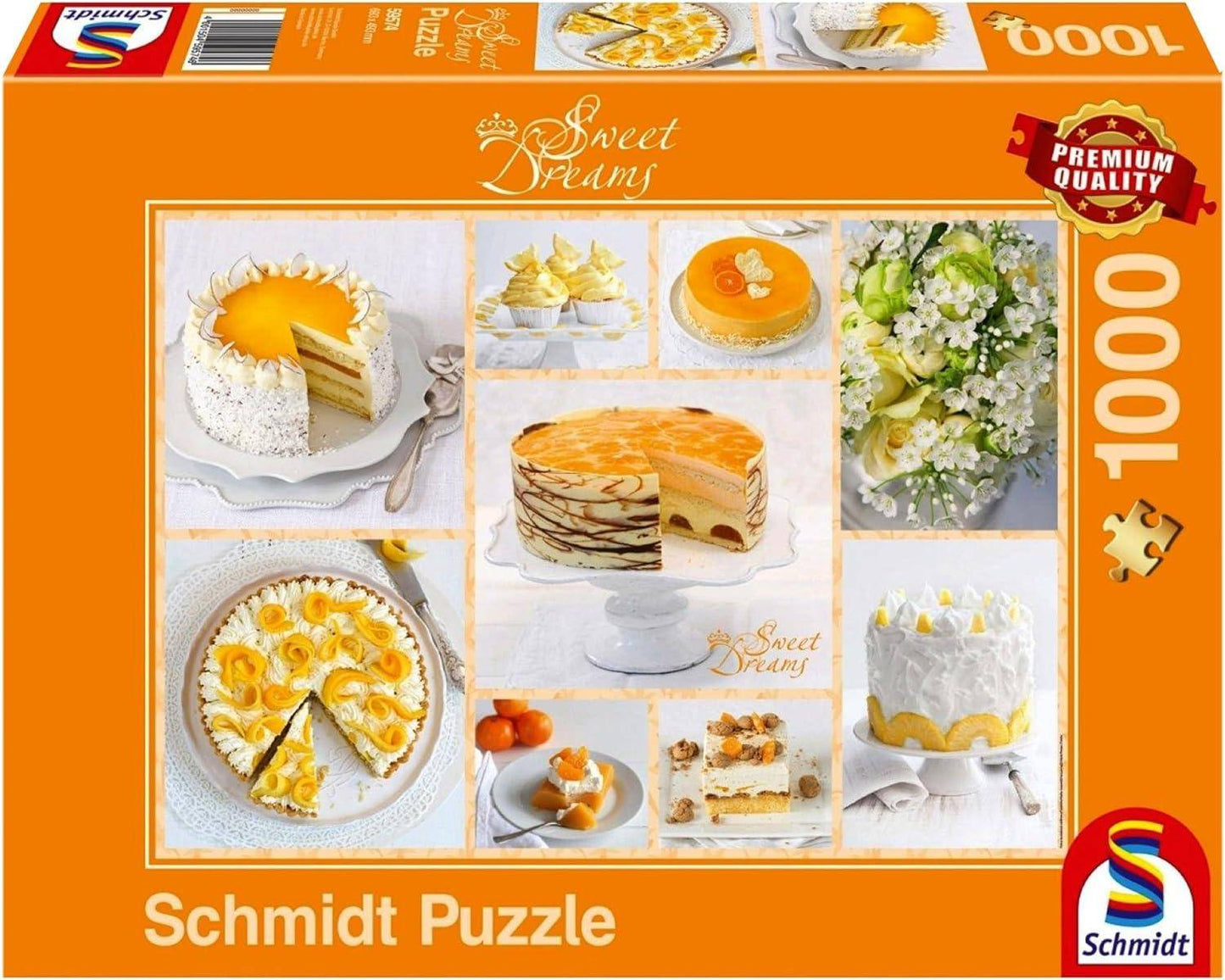 Strahlend gelbe Kaffeetafel, 1000 T.