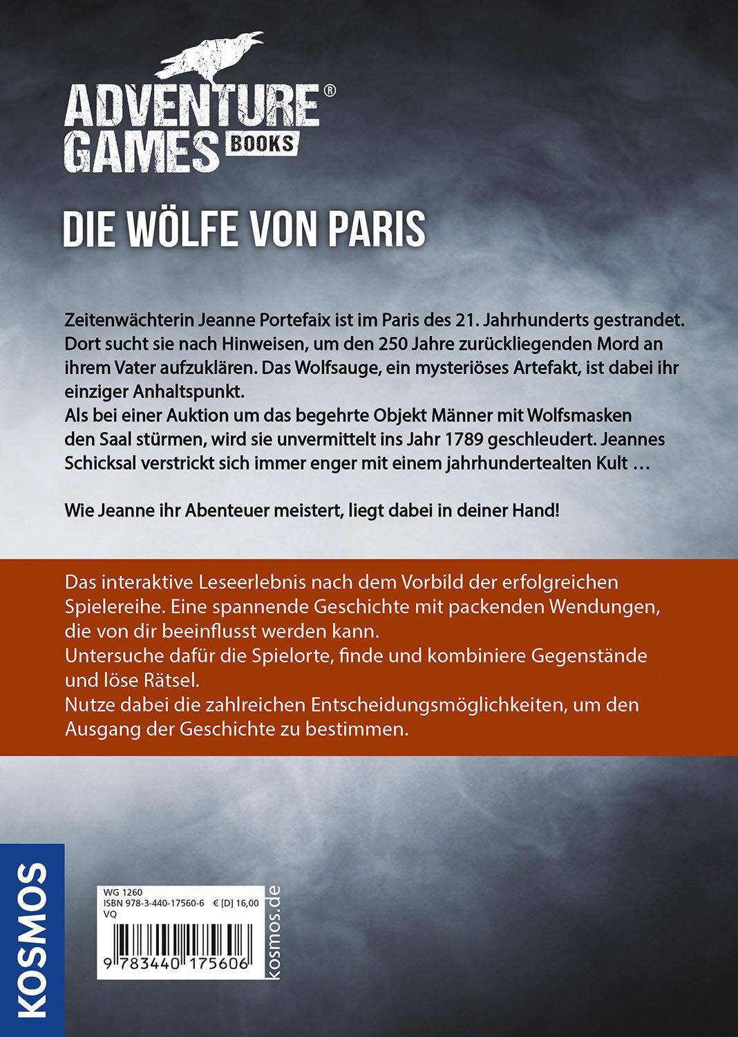 Adventure Games - Das Buch: Die Wölfe von Paris