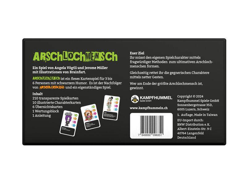 Arschlochmensch, deutsch