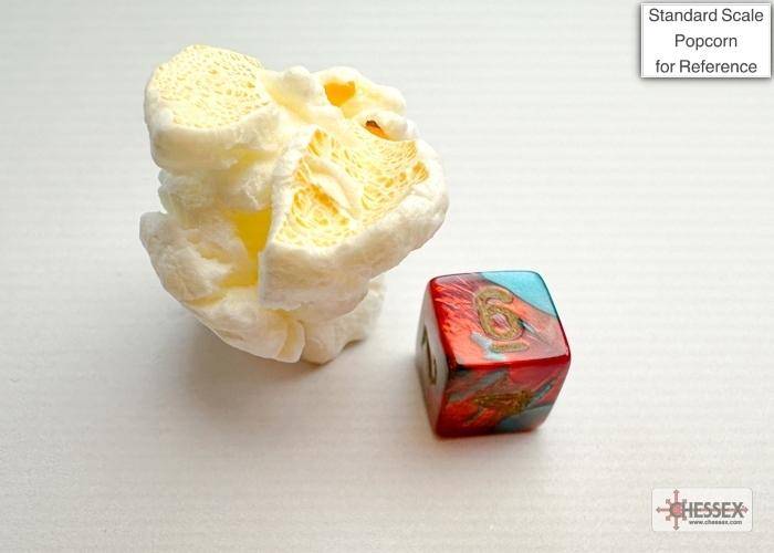 Würfelset Mini Gemini Red-Teal/gold (7)