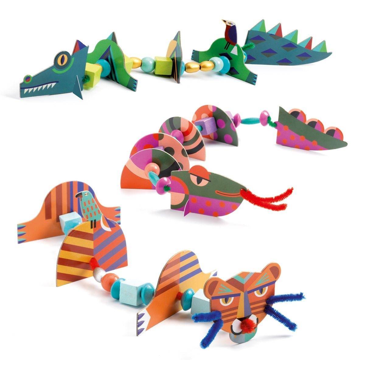 Fädelspiel: Meine Tiere