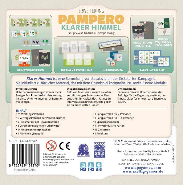 Pampero – Klarer Himmel (Erw.)