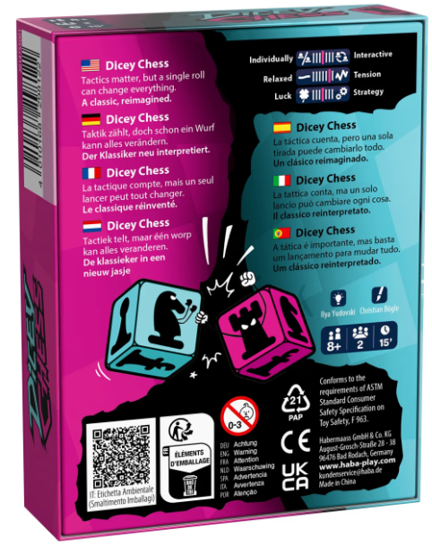 Dicey Chess, deutsch