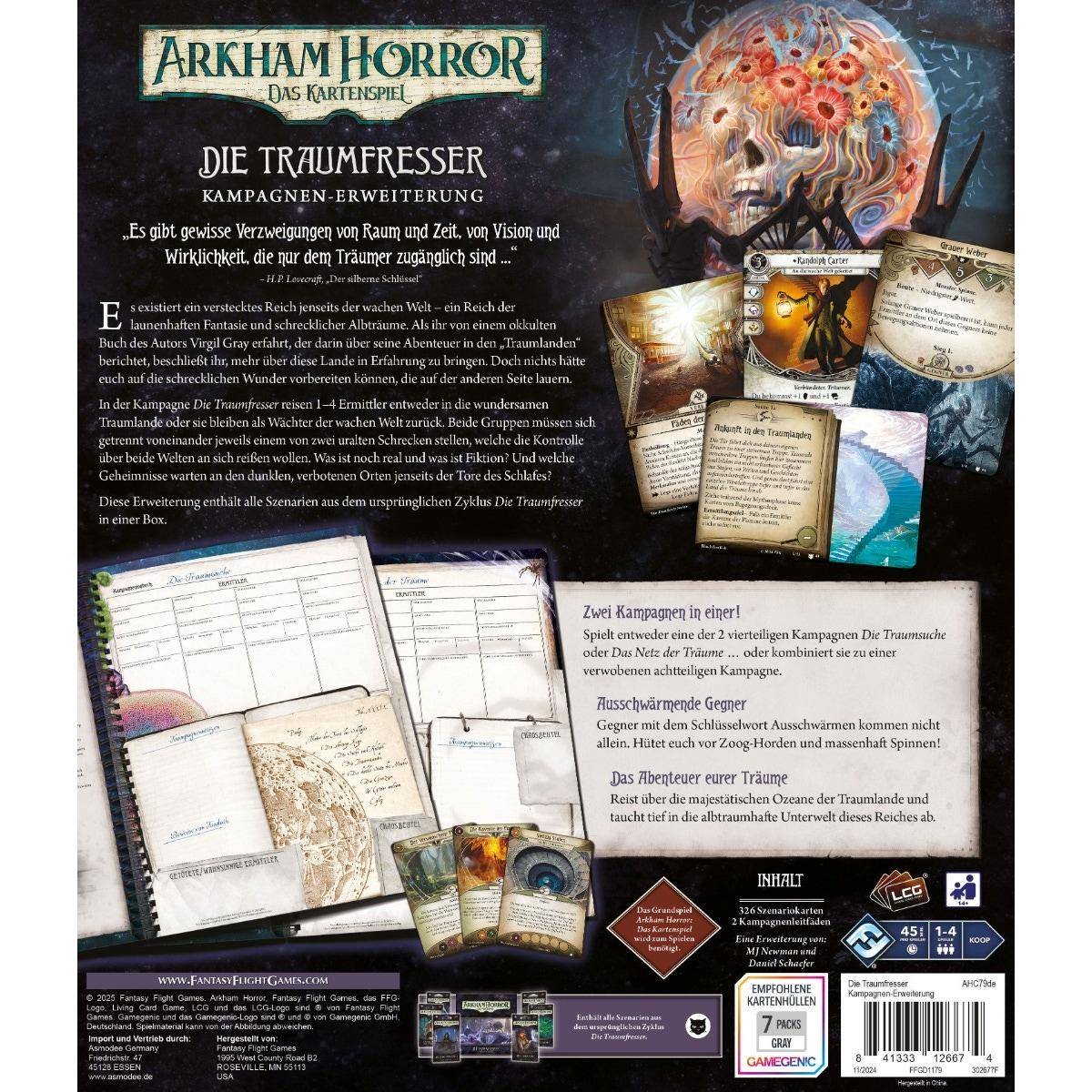 Die Traumfresser (Kampagnen Erweiterung) - Arkham Horror: Das Kartenspiel, deutsch (Erw.)