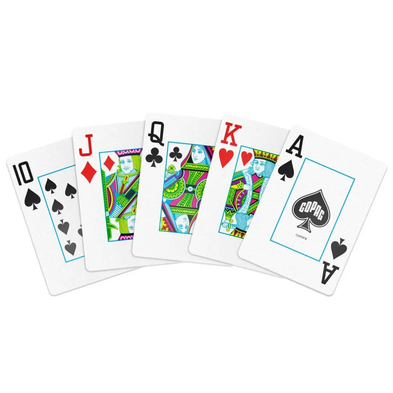 Copag "WSOP" - Set mit 2 Pokerkarten Decks aus 100 % Kunststoff, sprachunabhängig
