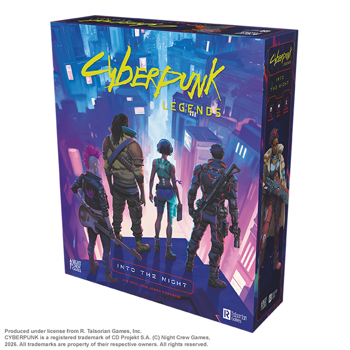 Cyberpunk Legends: Into the Night, deutsch