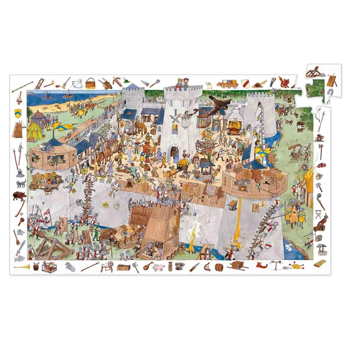 Entdeckerpuzzle: Die Burg, 100 T.