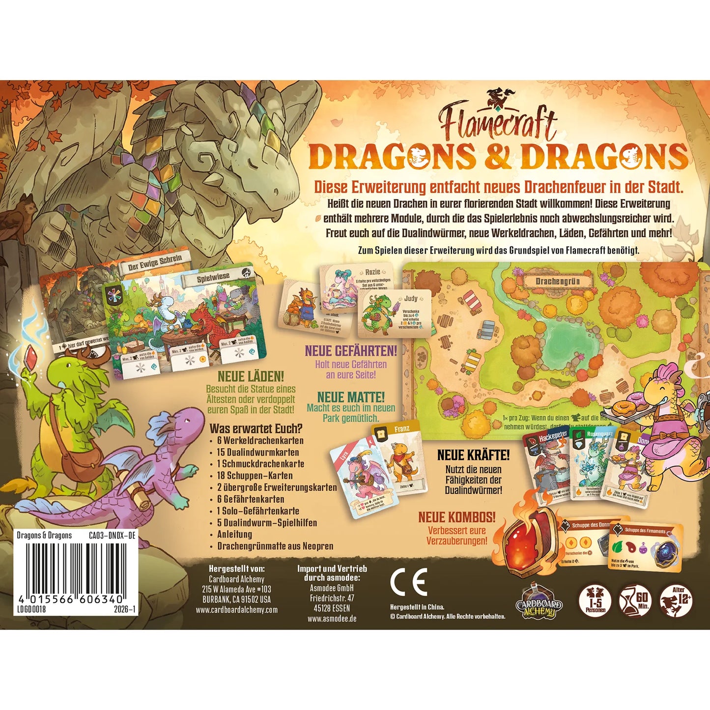 Dragons & Dragons - Flamecraft, deutsch (Erw.)