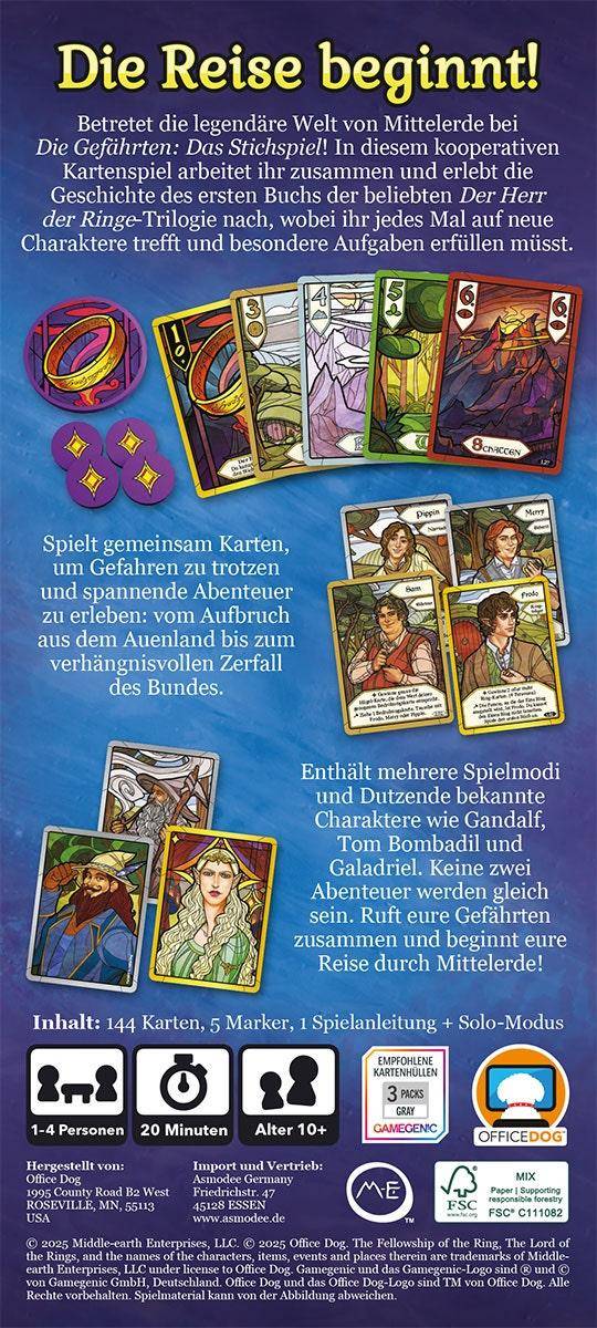 Der Herr der Ringe: Die Gefährten – Das Stichspiel, deutsch
