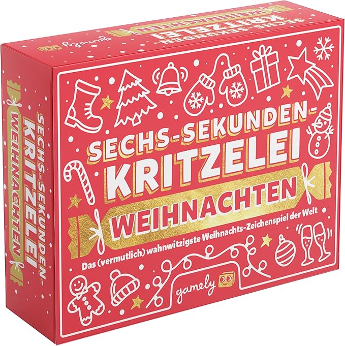 Sechs Sekunden Kritzelei Weihnachten
