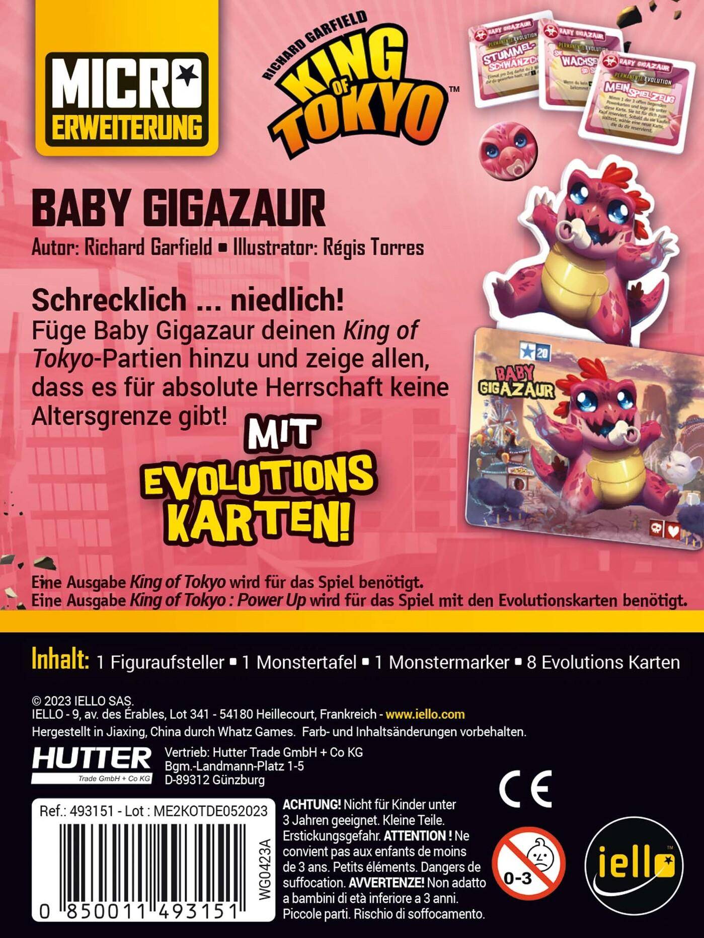 King of Tokyo: Baby Gigazaur (Erw.)