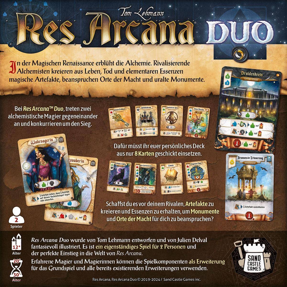 Res Arcana Duo, deutsch