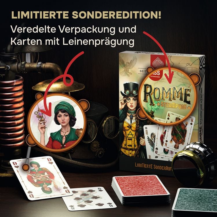 Steampunk - Romme, deutsch