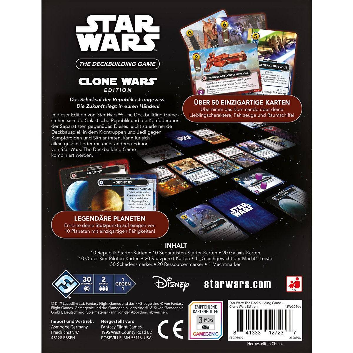 Star Wars: The Deckbuilding Game – Clone Wars Edition, deutsch
