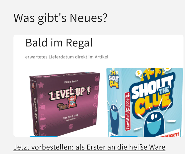 Frische News, jetzt regelmäßig