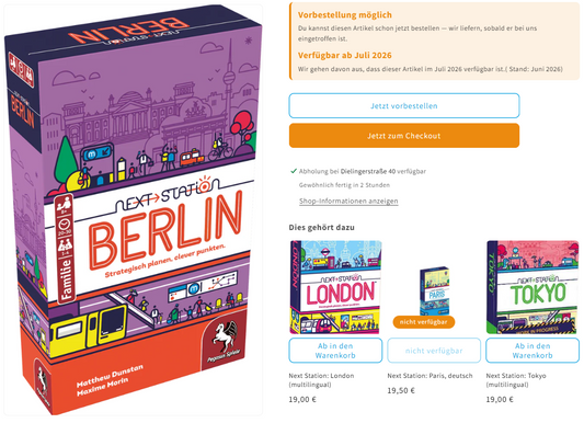 Was passt dazu? Wir zeigen's dir direkt am Spiel