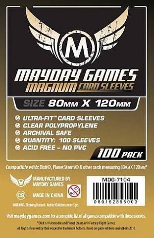 Mayday Sleeves 80 x 120mm Standard (100)