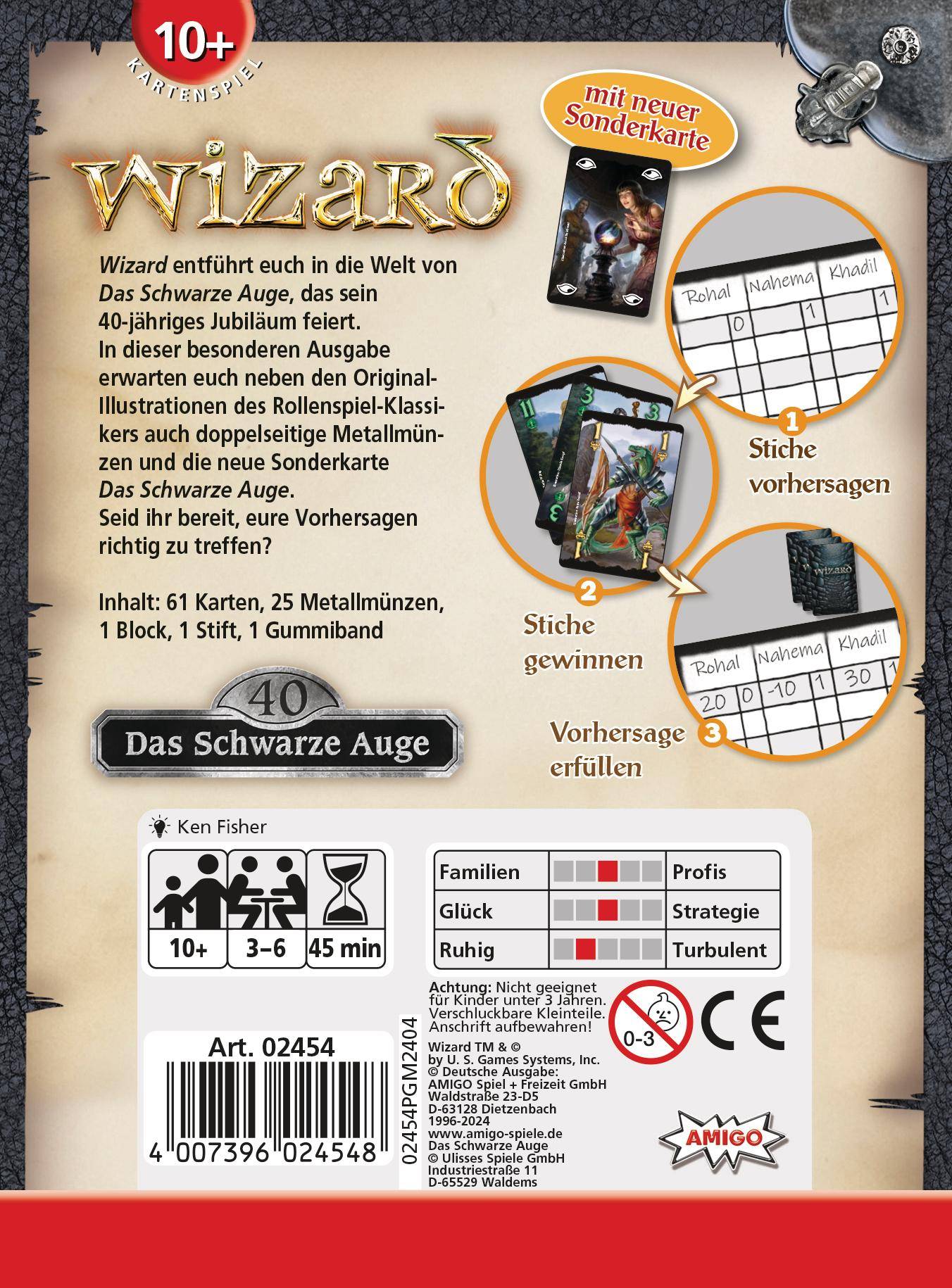 Wizard - Das Schwarze Auge, deutsch