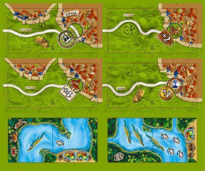 Carcassonne: City of Leipzig + Amazonas