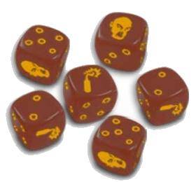 Zombicide Brown Special Dice