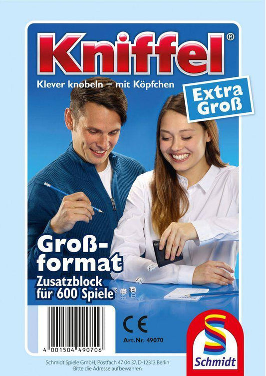 Kniffelblock, extra groß