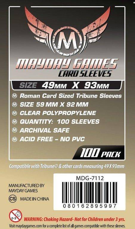 Mayday Sleeves 49 x 93mm Standard (100)