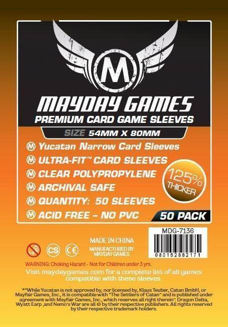 Mayday Sleeves 54 x 80mm Premium (50)