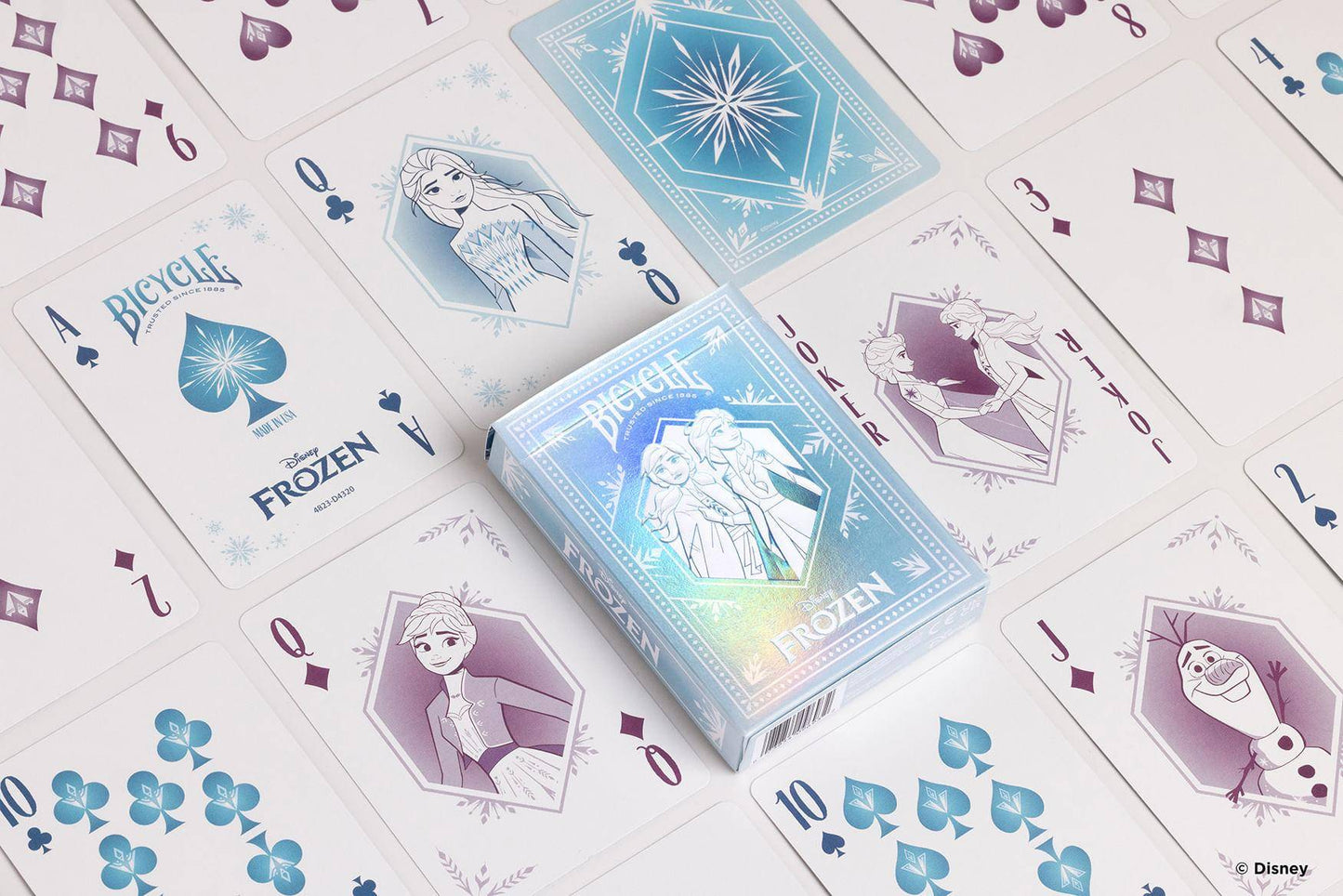 Bicycle Disney Frozen Blue Playing Cards