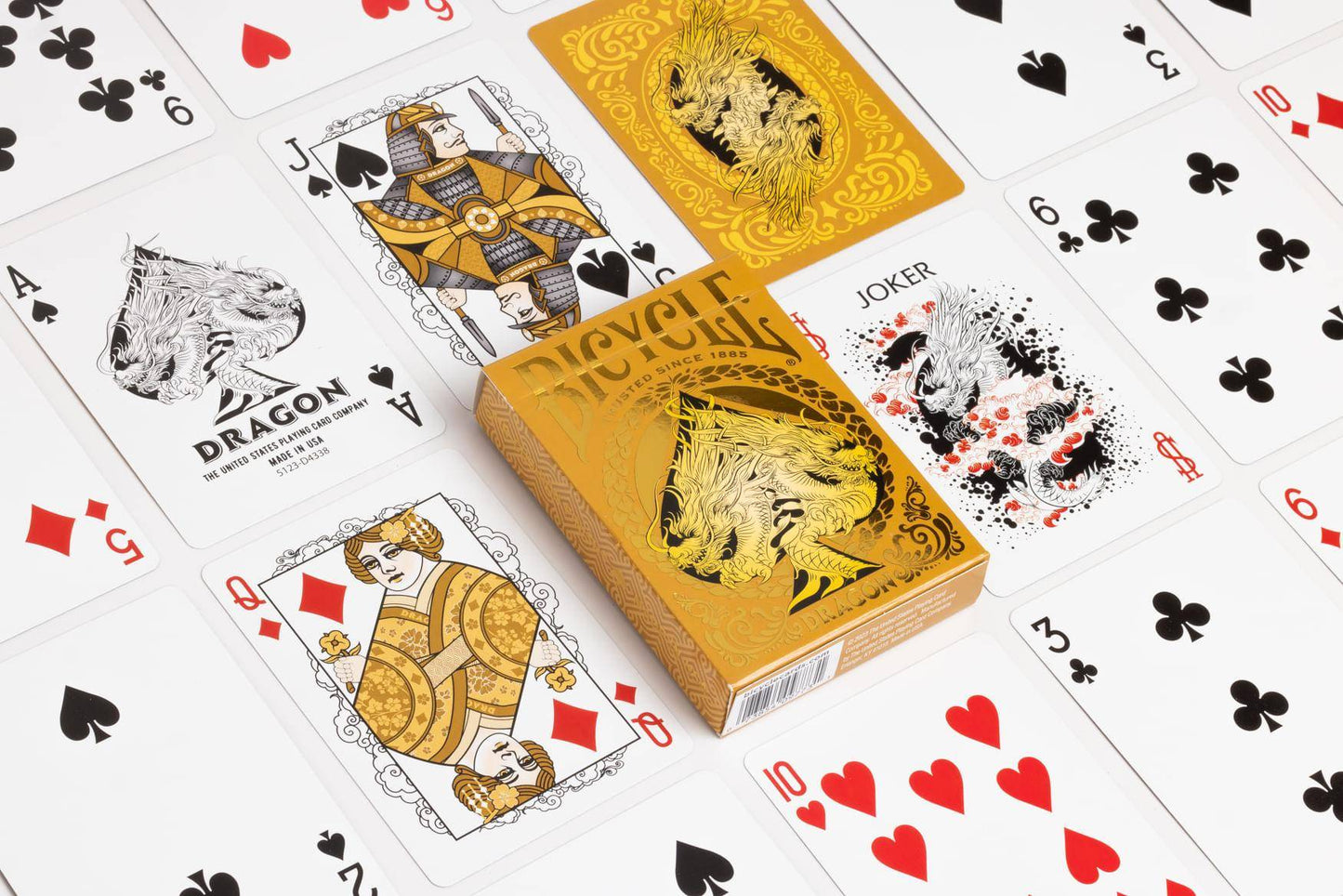 Bicycle Dragon Gold Playing Cards