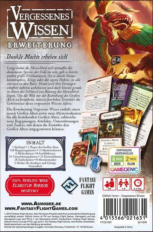 Eldritch Horror: Vergessenes Wissen [Erw.]