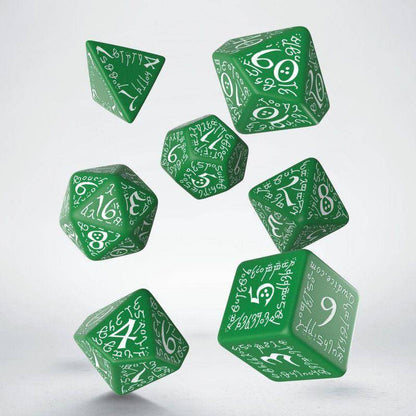 Elvish Dice Green/White (7)