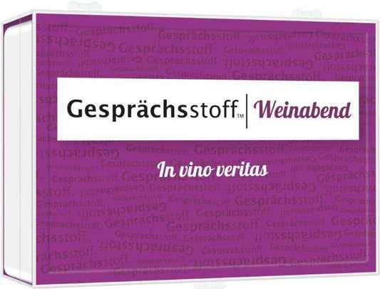 Gesprächsstoff: Weinabend