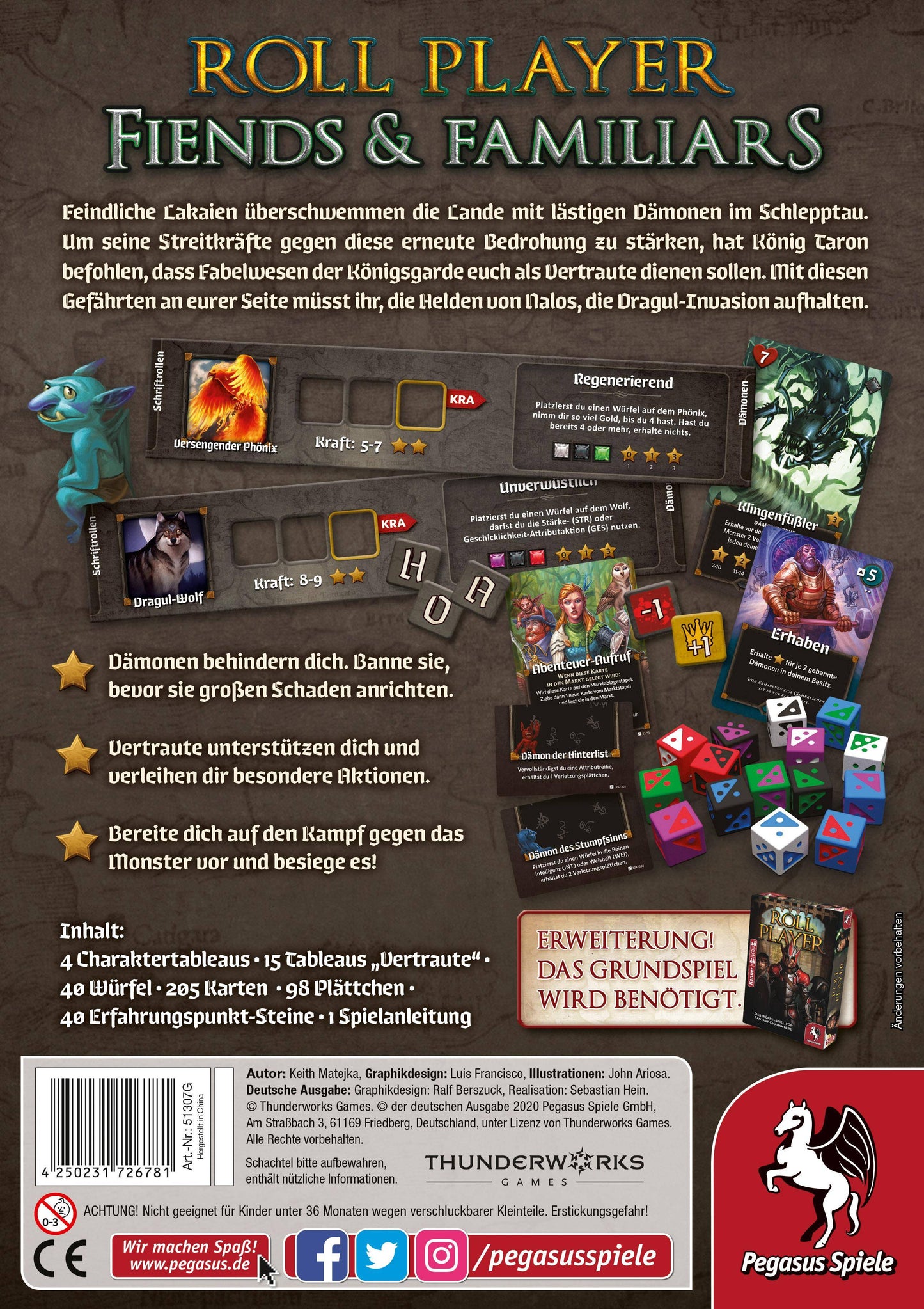 Roll Player: Fiends & Familiars [Erweiterung]