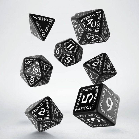 Runic Dice Black/White