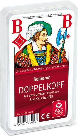 Doppelkopf Senioren-Spielkarten, extra lang