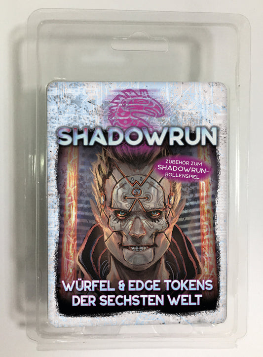 Shadowrun 6: Würfel & Edge Tokens der Sechsten Welt