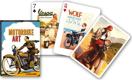 Motorbike Art Playing Cards