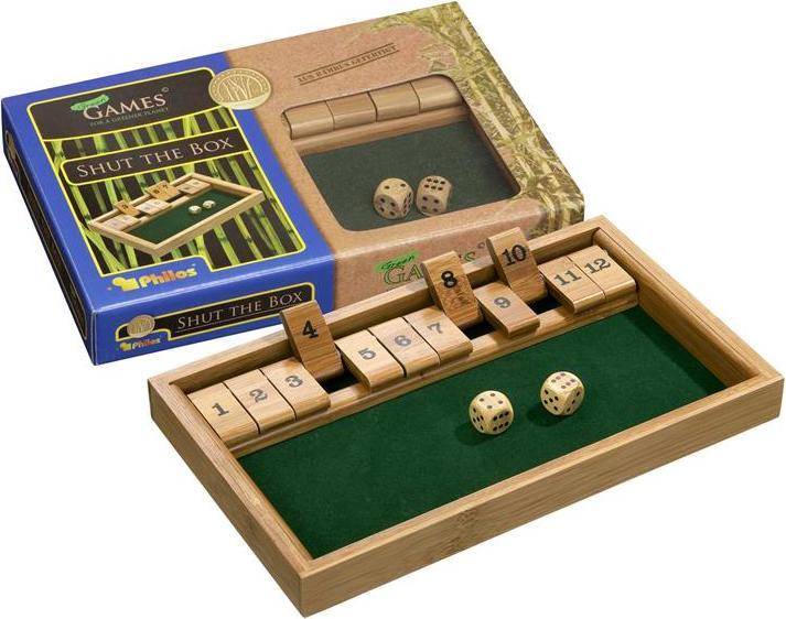 Shut The Box, 12er, Bambus